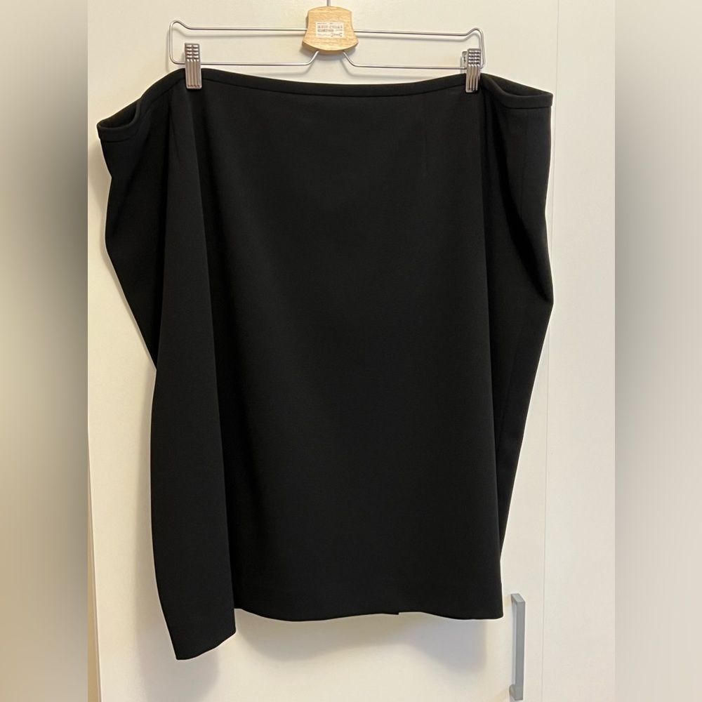 Plus Size Calvin Klein Black Suit Skirt Size 24W